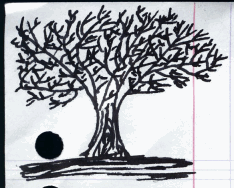 Un arbre dessiné